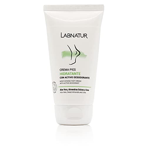 Labnatur Crema Hidratante para Pies 150ml – Con Aloe Vera, Urea y Karité – Suaviza Talones, Hidrata y Reduce Mal Olor – Natural, Vegano y Hecho en España