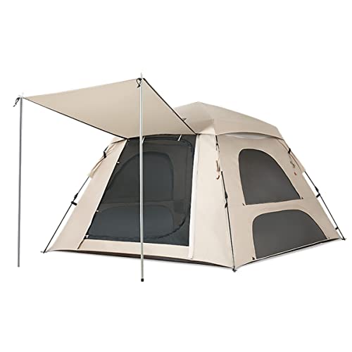 Carpa para camping pop up 3 personas con porche y 4 ventanas miniatura 1