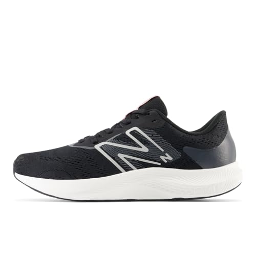 New Balance New Balance Women's DynaSoft Pro Run V2 Running Shoe, Black/Blacktop/Pink Moon, 7 M