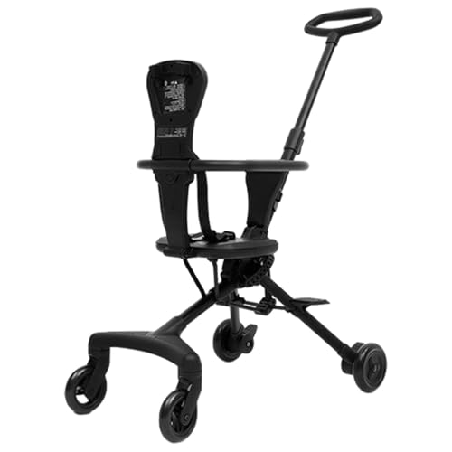 Camiileño plegable - 360 grados Rocio reversible rotativo para viajar | Silla de paseo para niños pequeños | Viajes para bebés para parques caminando picnics aeropuerto aeropuerto paseos y viajes