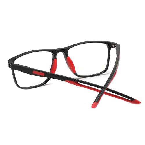 Image of FEISEDY Blue Light Glasses for Women Men TR90 Sports Ultra-Light Glasses Anti Glare UV Protection B0109