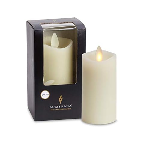 Luminara Mini Pillar/Votive, Wax, Ivory, 10 x 5 x 5 cm Cover