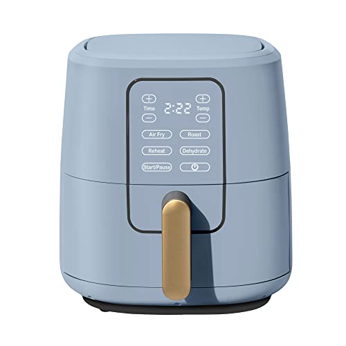 6 Quart Touchscreen Air Fryer (Color : Cornflower Blue)