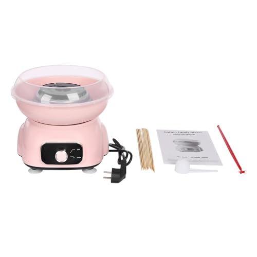 Zuckerwattemaschine für Zuhause: Retro Cotton Candy Machine mit Zubehör, 10x Zuckerwatte-Stäbchen, Mess-Löffel, 500 W – Bild 8