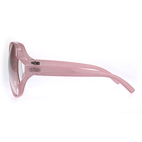 Womens Oversize Exposed Lens Butterfly Granny Plastic Eyeglasses2