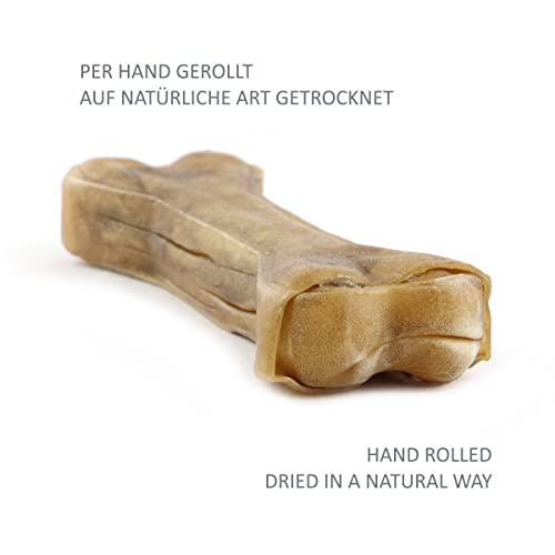 DOGBOSS 100% Natur Kauknochen 100% Pferdehaut (5er 100% Pferdehaut in 12 cm)