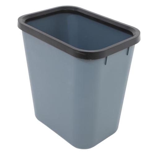 Caneca de basura rectangular de plástico resistente