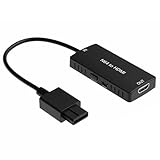 KUSTOMAZING HD Link Cable for Gamecube, N64, SNES (3-in-1), HDMI Adapter with S-Video Signal Output (Better Video Quality), HD Converter with 4:3/16:9 Switch, 3IN1SNESNGCN64-02 Portable