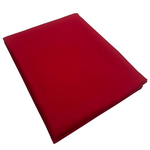 LUMANSUO 100% Cotton Fabric by The YardQuilting Fabric for Sewing Crafts Embroidery Quilt Backing Width 64 inches by Length 1 Yard Red Muslin Fabric