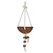 Bird Nest House Natural Coconut Shell Hanging Birdhouse for Cage Coconut Bird Shell Breeding Nest Bird Hideout for Parrot Parakeet Lovebird Finch Canary, Small Animals House Bird Shelter Parrot House