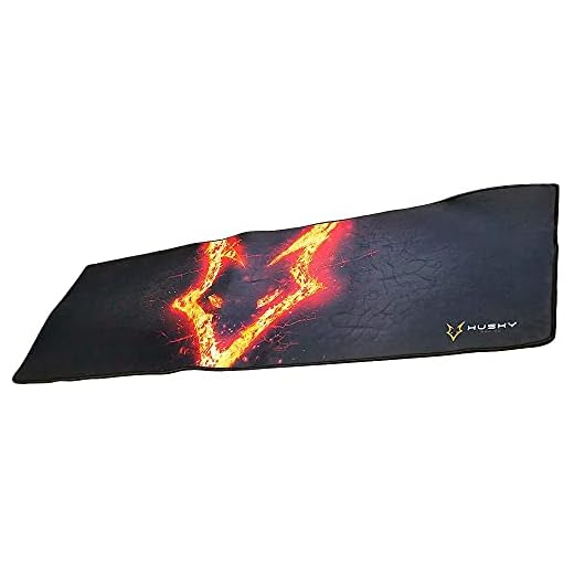 Mousepad Gamer Husky Fire Storm Speed Extra Grande