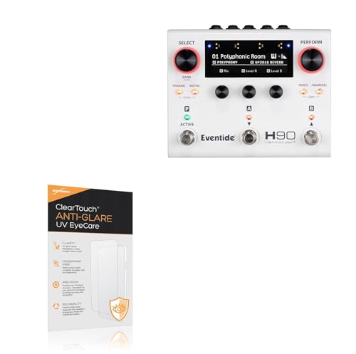 BoxWave Screen Protector Compatible With Eventide H90 - ClearTouch Anti-Glare Anti-UV EyeCare (2-Pack), Filters out Harmful Blue Light Reduce Fatigue