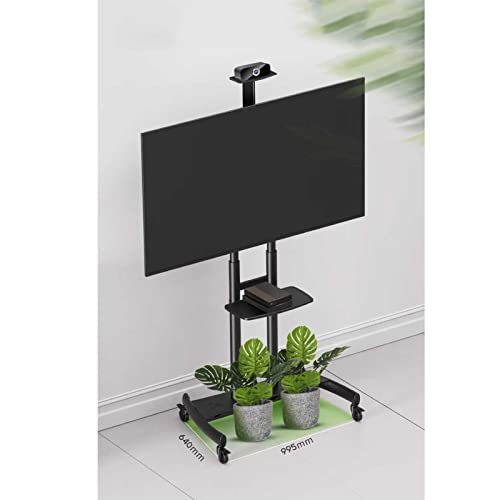 Soporte móvil para TV ajustable para pantallas 50-75" miniatura 6