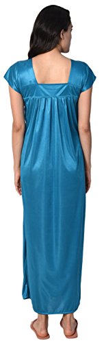 Noty Women's Satin Frills Nighty/Nightwear/Night Gown/Sleepwear… - Image 2