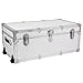 Seward Trunk Footlocker Trunk with Nickel Trim, White, 30-Inch (SWD7130-00)