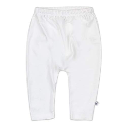 Honestbaby Baby Infant Organic Cotton Cuff-Less Harem Pants Multi-Pack, 4-Pack Bright White, 6-9 Months #TOP1