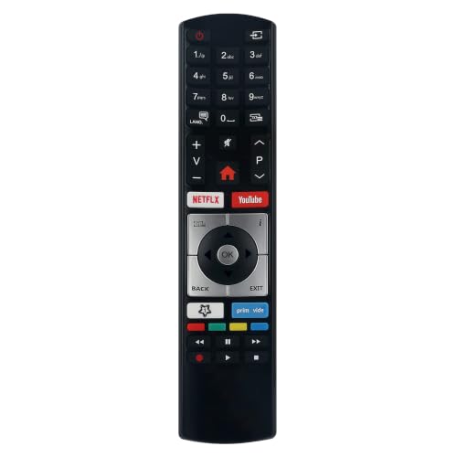 Ersatz RC4318/ RC4318P Fernbedienung für Telefunken Finlux Vestel Edenwood 4K Ultra HDTV