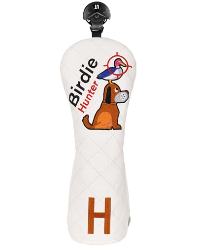 Big Teeth Golf Hybrid Head Covers Golden Retriever