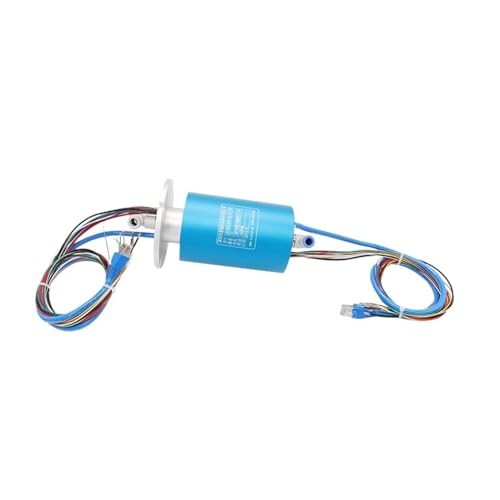 Bague collectrice gaz-électrique conductrice avec réseau rotatif renforcé 360°