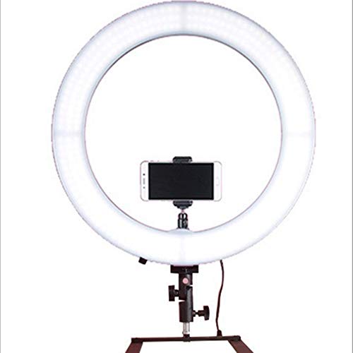 Gyubay Selfie Ringleuchte Anker Ring Light LCD-Dimmring-Fülllicht 18-Zoll-Schönheitslicht-LED-Spot-Fülllicht für YouTube…