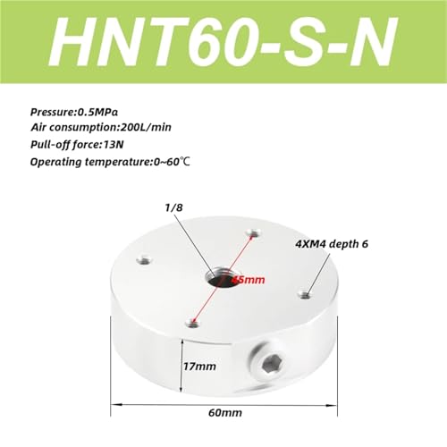 Ventouse à vide HNT60-S-N industrielle pour manipulation précise - 2