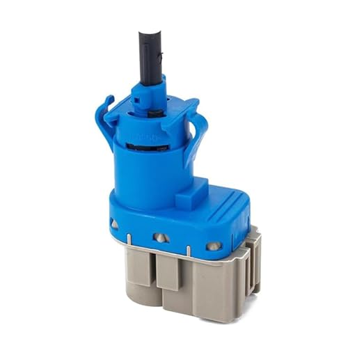 Polcatay Brake Light Switch 4 Pin Plug and Play Standard Brake Pedal Modification Switch Waterproof and Heat-Resistant Replacement Compatible with 1S10920 7T4Z13480AA 8T4T96854M 8T4Z13480A (Blue)