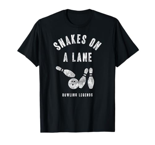 Camiseta de equipo de bolos Snakes On A Lane Regalo de liga a juego Camiseta