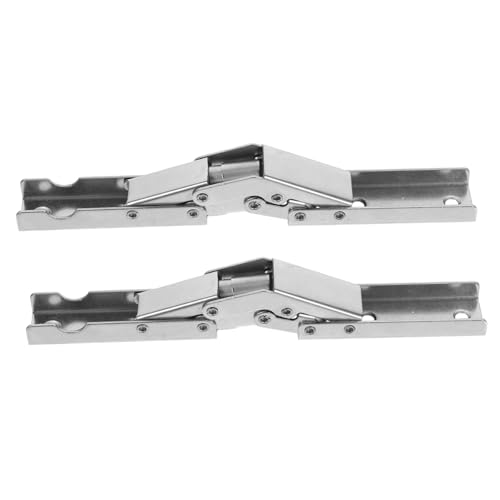 Housoutil 2 piezas Bisagras Hidráulicas con Amortiguador para Puertas de Armario y Cocina de Montaje Superficial Cierre Suave Silencioso Reparación y Soporte Versátil para Muebles