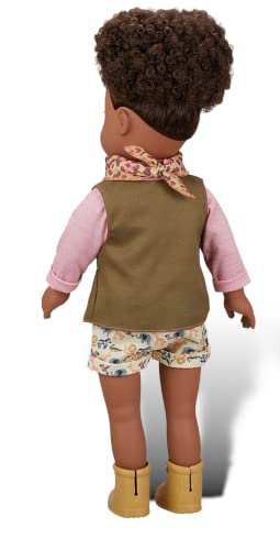 My Life As 18 Inch Posable Maya Fashion Doll - Animal Trainer - Dark Brown Curly Hair; Green Eyes #TOP22