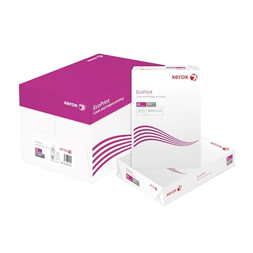 Xerox EcoPrint Kopierpapier, 75g/m², A4, weiß, holzfrei ECF - 1 Karton, 5 Packungen, 2.500 Blatt