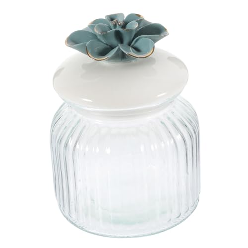 Holibanna Tarro De Hermético Con Tapa De Cerámica Decorativa Contenedor De Granos y Frutos Secos Para Almacenamiento Cocina Diseño Elegante y Funcional
