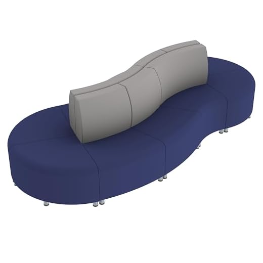 Curved Wave Seating Set for Modern Spaces