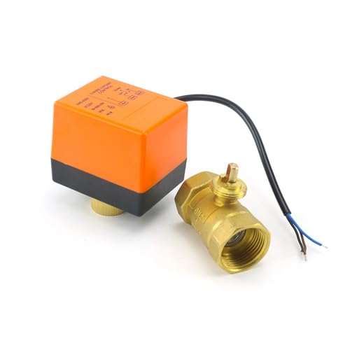 Elektrisches Magnetventil, 1/2 Zoll, 3/4 Zoll, 1 1/4 Zoll, 220 AC, 12 V, Messing, motorisiert, elektrisches Kugelhahn, Innengewinde, 3-adrig, 2-Steuerung, 2-Wege, DN15/DN20/DN25/DN32/DN40(3/4 Zoll Elektrisches Magnetventil, 1/2 Zoll, 3/4 Zoll, 1 1/4 Zoll, 220 AC, 12 V, Messing, motorisiert, elektrisches Kugelhahn, Innengewinde, 3-adrig, 2-Steuerung, 2-Wege, DN15/DN20/DN25/DN32/DN40(3/4 Zoll