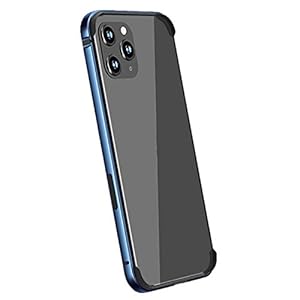 Aluminum Frame Metal Bumper Slim Hard Case Cover for iPhone 12 Pro Max 12 Mini-Raised Edge Protection, Metal Frame Armor…