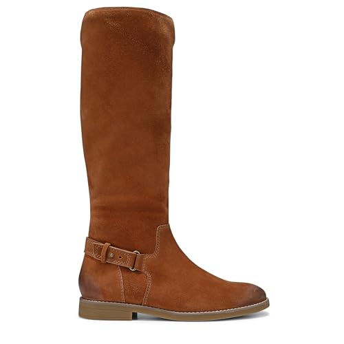 Bottes Rochelle Vionic en daim ciré marron taille 6 Wide pour femme