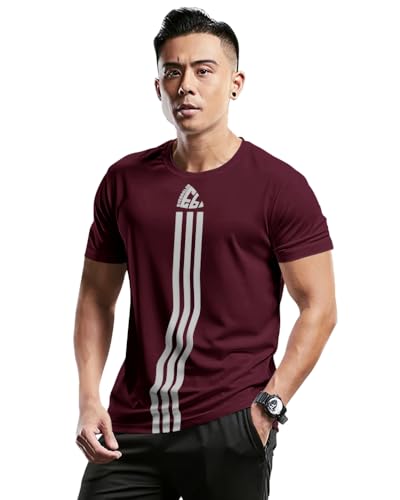Image of Noble Monk Men's Regular Fit T Shirt |Half Sleeves |Round Neck | Casual T-Shirt for Me