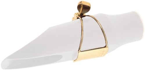 BRANCHER THG - EBONITE MOUTHPIECE (GOLD PLATED) Saxophones Tenor saxophone ligature