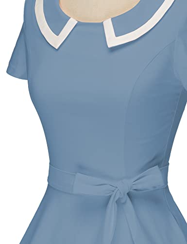 Image of GownTown Womens Dresses 1950s Vintage Swing Stretchy Dresses with Pockets