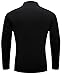 Sailwind Men's Long Sleeve Thermal Pullover Sweater Mens Turtleneck Long Sleeve Shirts Black