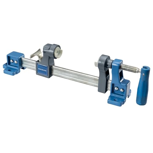 Threaded Pen Press Jig for Even Pressure - Sturdy & Durable Aluminum Pen Turning Press w/Feet for Added Stability - Easy to Setup & Store Pens Turner - Miniature Bar Clamp to Protect Pens Parts