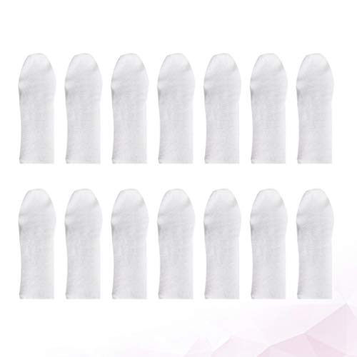 FRCOLOR Descartáveis Dedeiras Algodão Tecido Almofada Dedo Protetor de Dedo Mangas Polegar Do Dedo D