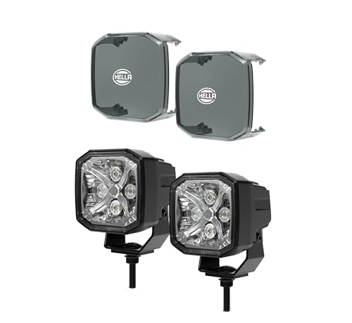 Hella X-TREME XT-3C Combo Beam 3-Inch LED Offroad Driving Light with 5700LM and Customizable Amber/White X Position Light