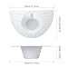 4 Pack Urine Collection Hats for Toilet, Durable Graduated Specimen Collector Pans Stool Sample Collection Kit Fits Over Toilets and Commode 30oz