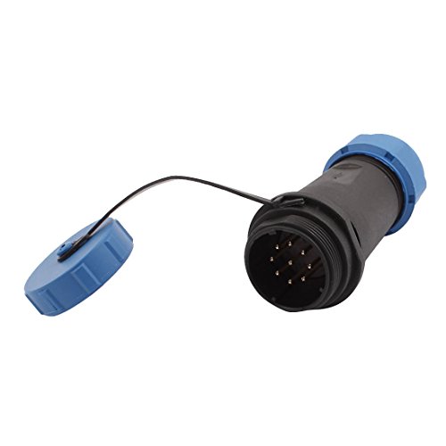 Conector de cable Aexit SP2111/P 9 pines IP68 impermeable miniatura 1