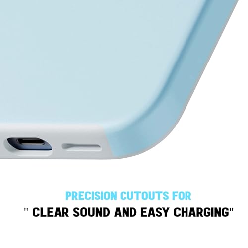 Image of Kratos Soft Silicone Case Cover Compatible with iPhone 15 Pro - Everyday Comfort Protection, Wireless Magnetic Charging Case with Raised Edge Camera & Screen Protection, Shock-Resistant Design