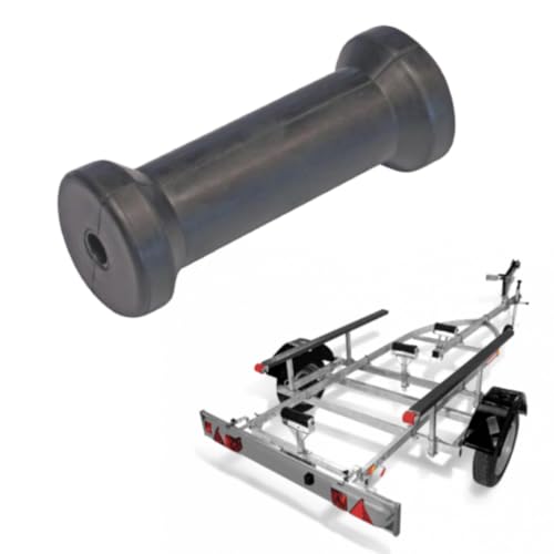 Naomar Rodillo para Remolque de Barco, Goma y Plástico, Reduce Fricción y Desgaste del Casco, Rodillo de Caucho para Remolque Náutico (Pequeño)