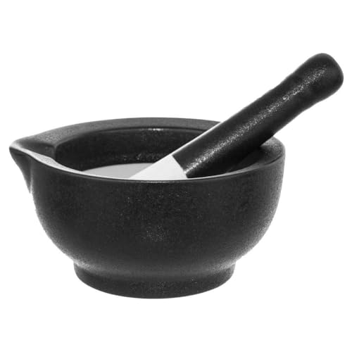 Mini Mörser & Stößel, Kräuter- und Gewürzmühle, Porzellan, 12 cm, Schwarz Mini Mörser & Stößel, Kräuter- und Gewürzmühle, Porzellan, 12 cm, Schwarz