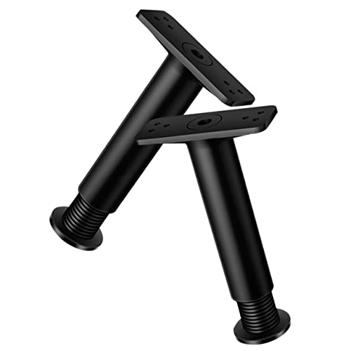 DOITOOL 6 Pcs Bed Support Frame Adjustable Bed Frames Bed Replacement Parts Bed Frame Legs Legs