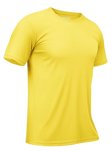 TACVASEN Swim Shirts for Men Rash Guard SPF Short Sleeve Sun T-Shirt UPF 50 Quick Dry Lightweight Fishing Water Shirt