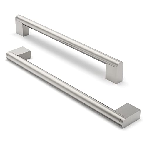 FURNIWARE 10 Pack Cabinet Pulls, Hardware Drawer Handles, Stainless Steel Kitchen Cabinet Door Handles Pull